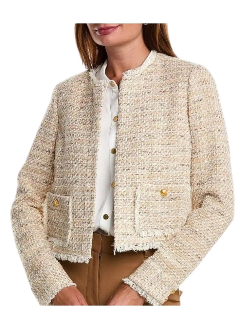 NWT Ramy Brook Diaz Tweed Jacket
